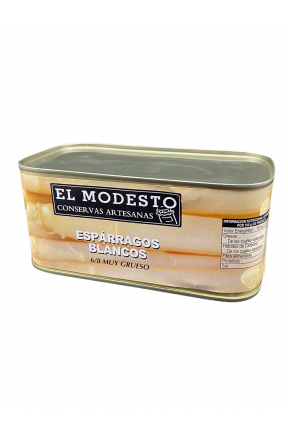 Espárragos Blancos El Modesto 6/8 660g envase lata