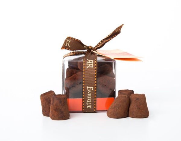 Trufas Gourmet 140g caja con lazo