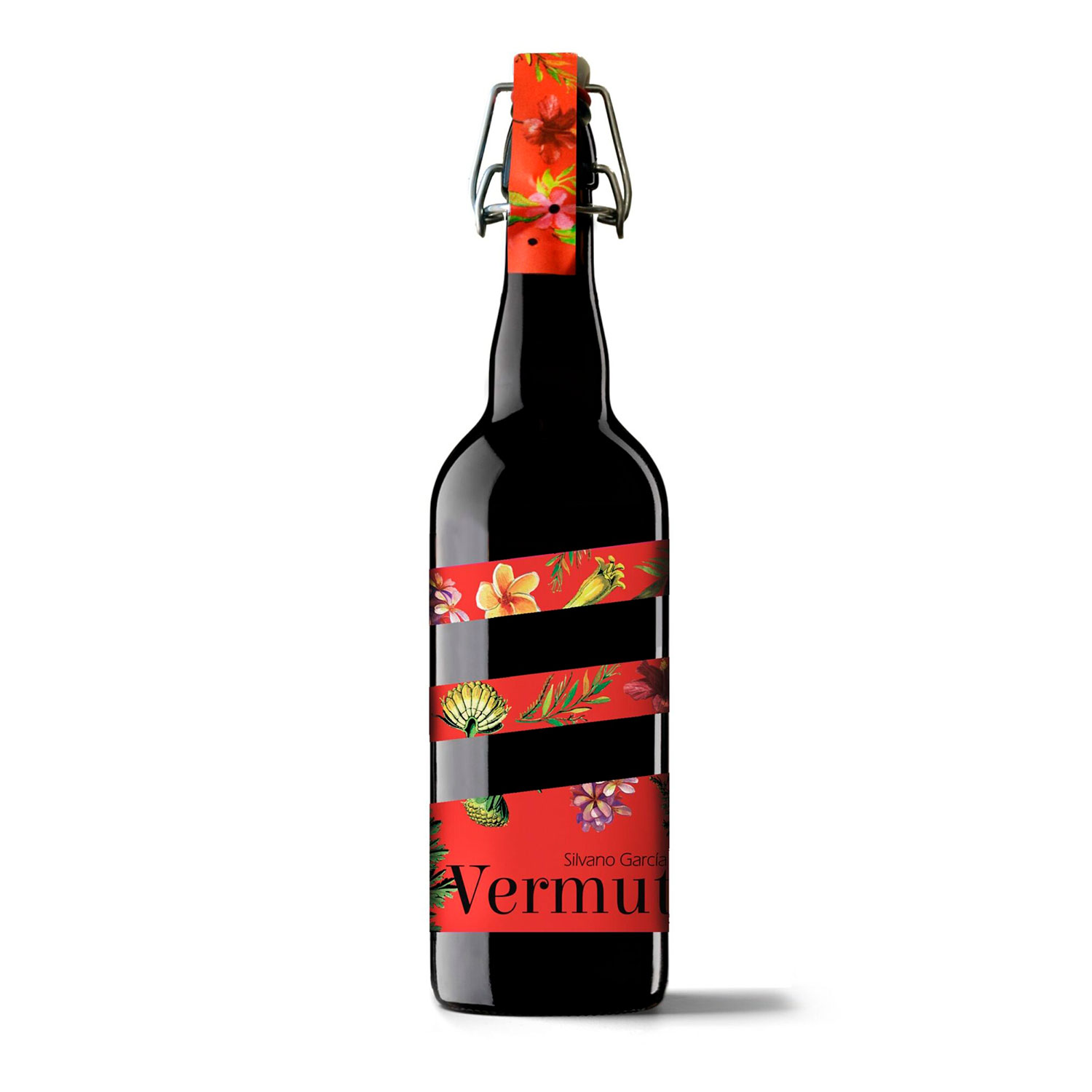 Vermut Rojo Silvano García embotellado