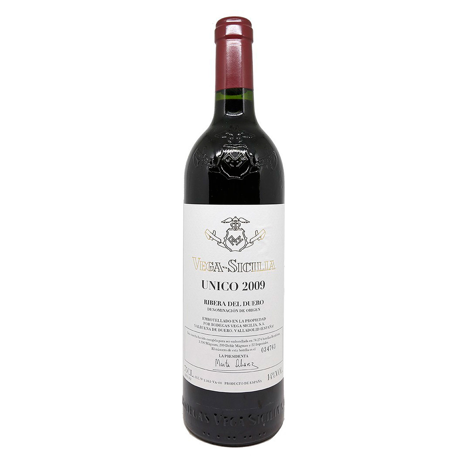 Vega Sicilia Único 2009 75 cl embotellado