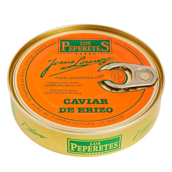 Caviar de Erizo Peperetes 120 gr envasado