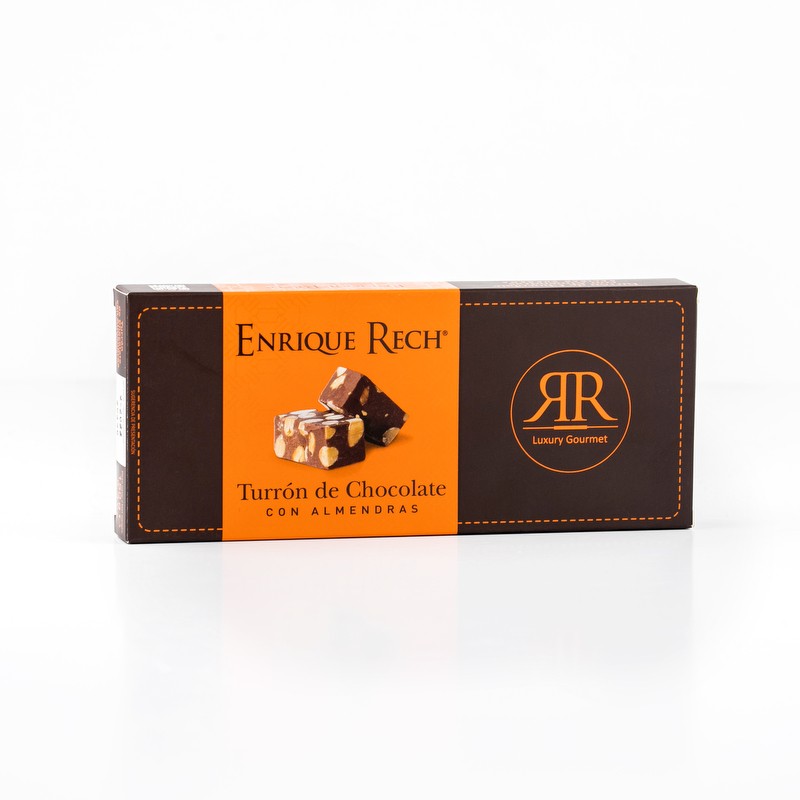 Turrón de Chocolate con Almendras 150g